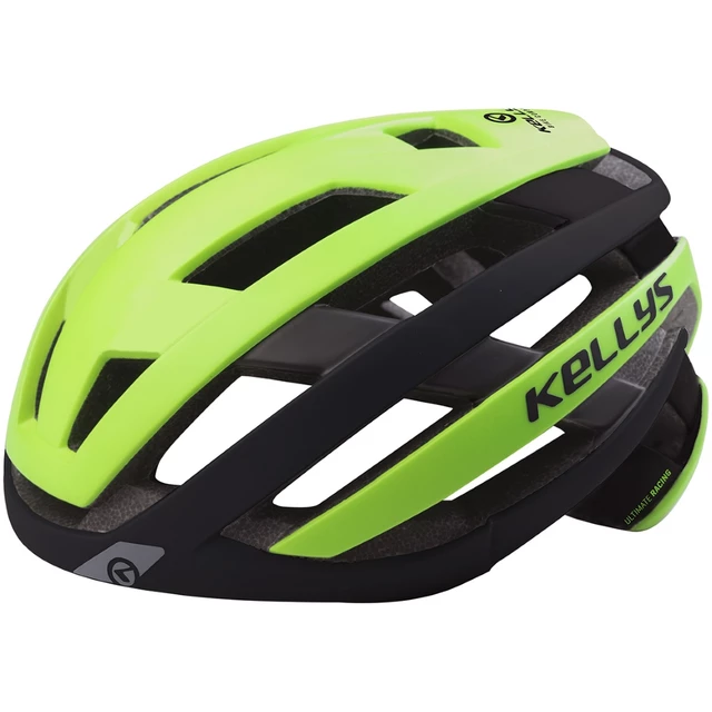 Cyklo přilba Kellys Result - anthracite-grey matt - green matt