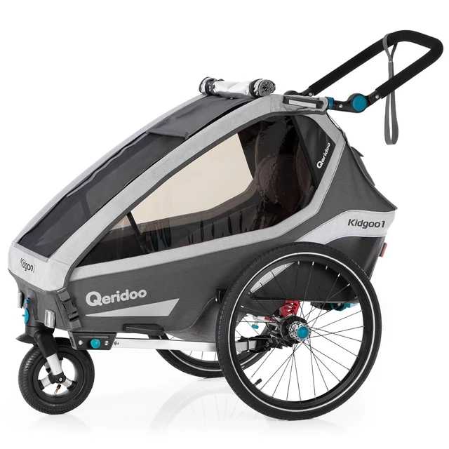 Qeridoo KidGoo 1 Multifunktionaler Kinderwagen 2020 - Anthracite Grey