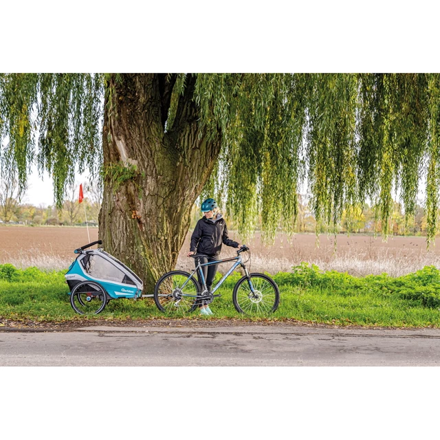 Multifunctional Bicycle Trailer Qeridoo KidGoo 1 2020 - Anthracite Grey