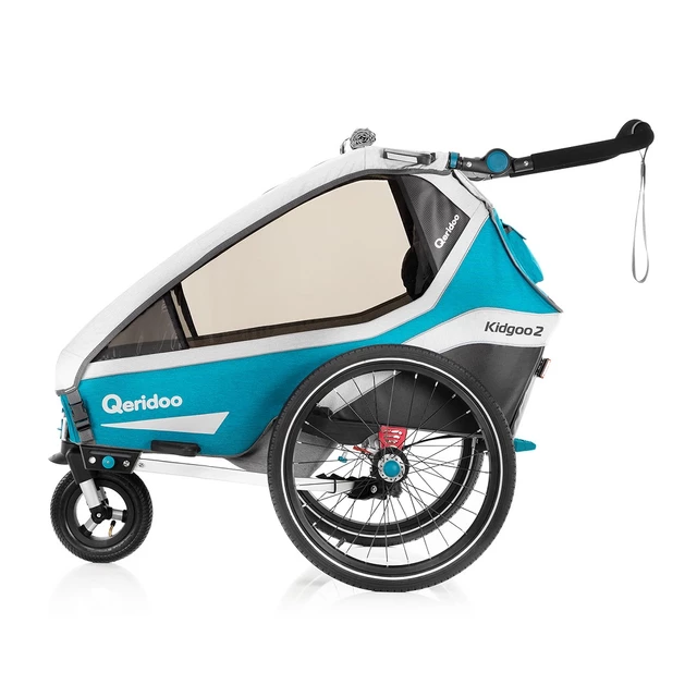 Multifunctional Bicycle Trailer Qeridoo KidGoo 2 2020 - Petrol Blue