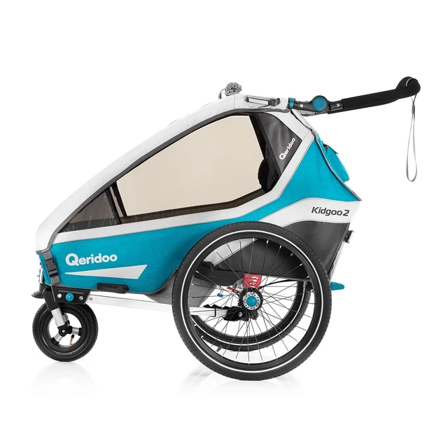 Multifunctional Bicycle Trailer Qeridoo KidGoo 2 2020 - Anthracite Grey