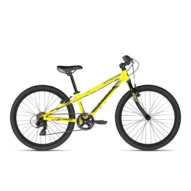 Junior Bike KELLYS KITER 30 24” – 2018 - Silver - Yellow Neon