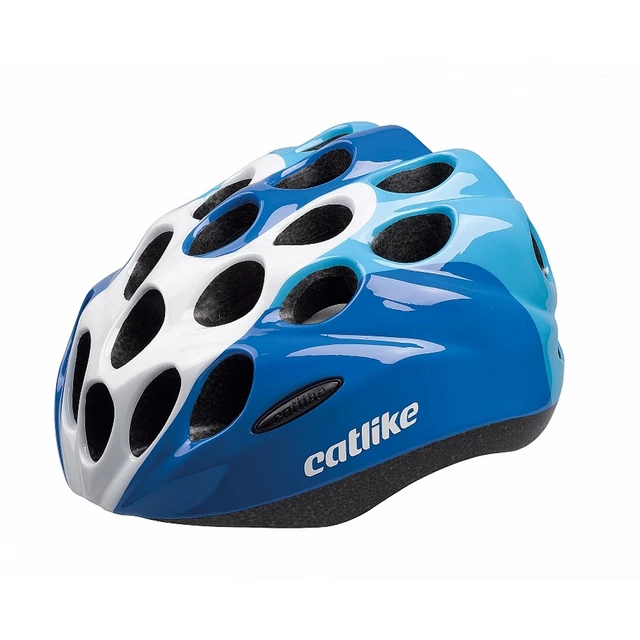Children’s Bike Helmet CATLIKE Kitten - pink-white - Blue-White