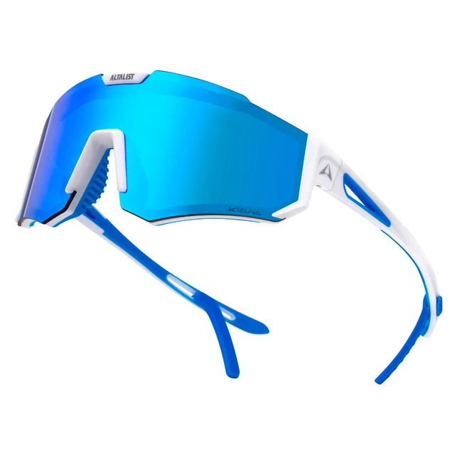 Children’s Sunglasses Altalist Kizuna JR - White-Blue with Blue Lenses - White-Blue with Blue Lenses