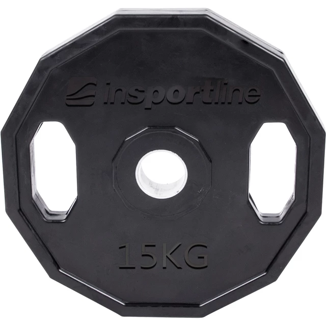 Pogumované olympijské kotúče inSPORTline Ruberton 50 mm 1,25-25 kg