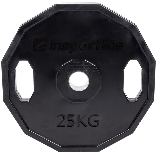 Sada 2x7ks olympijských pogumovaných kotoučů inSPORTline Ruberton 2x 1,25-25 kg