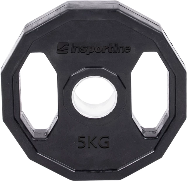 Pogumované olympijské kotúče inSPORTline Ruberton 50 mm 1,25-25 kg