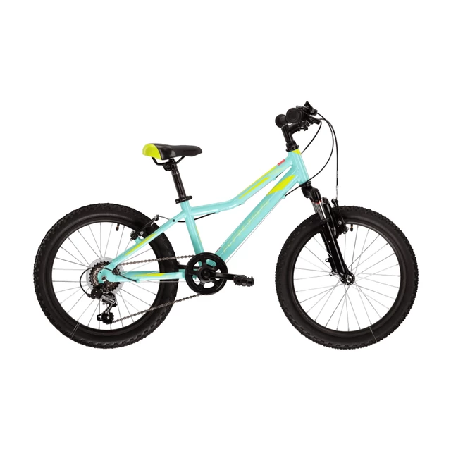 Gyerekkerékpár Kross Lea Mini 2.0 20" - modell 2022 - lime/kék - lime/kék