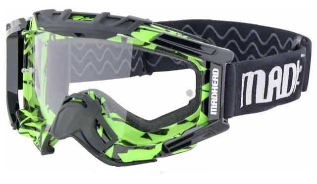 Madhead Cross szemüveg S12 Pro - Fekete - Neon zöld