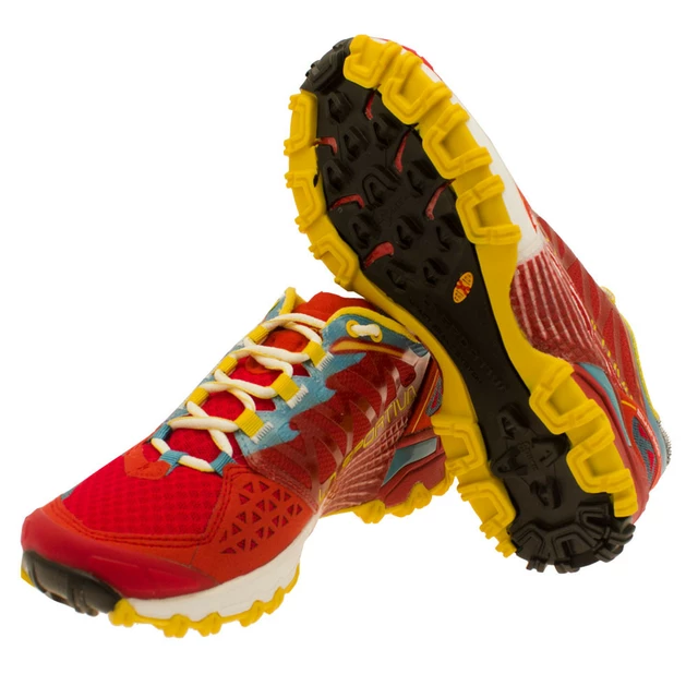 Women's Running Shoes La Sportiva Bushido - Plum/Apple Green, 38