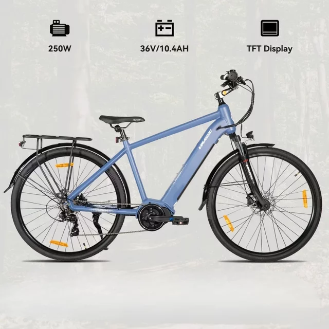 Trekingové elektrokolo Lamassu Allanton 27,5" 374Wh • dojezd až 80 km - modrá