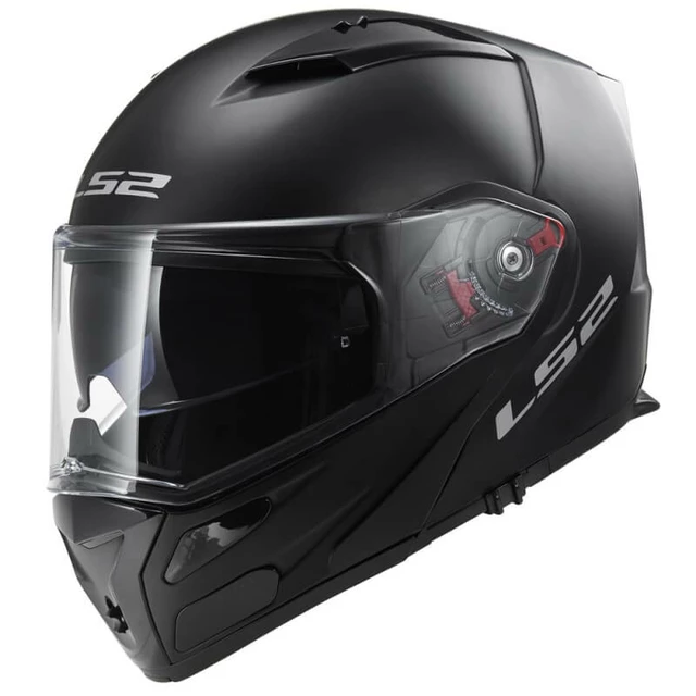 LS2 Metro Solid Matt Black Klapphelm