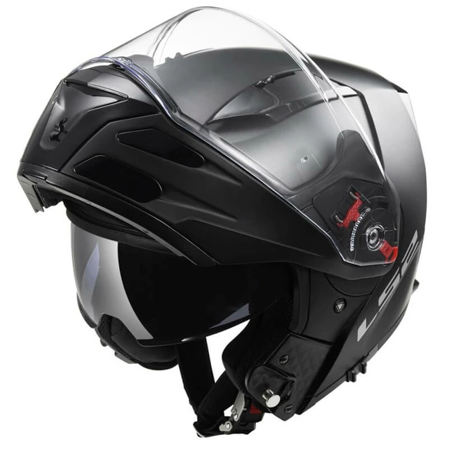 Výklopná moto přilba LS2 FF324 Metro Solid - L (59-60) - matně černá