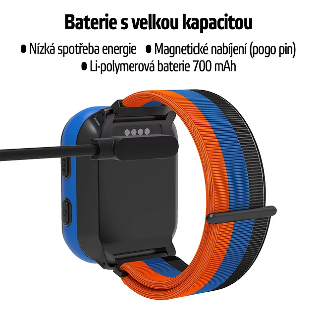 Dětské chytré hodinky inSPORTline Cubbio - černá