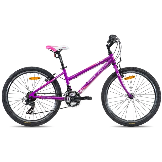 Juniorský dievčenský horský bicykel Galaxy Lyra 24" - model 2016 - fialová