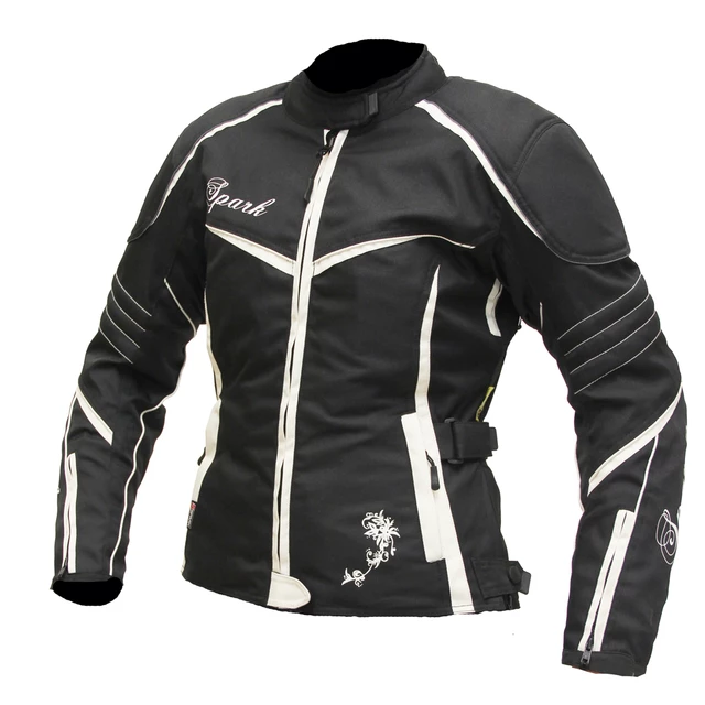 Women's Motorcycle Jacket Spark Lady Vintage - Black - Black