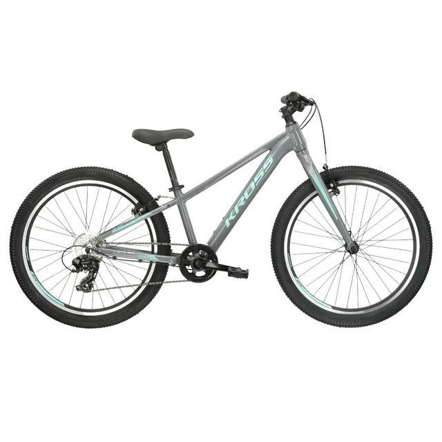 Junior Girls’ Bike Kross Lea JR 2.0 24” – 2022 - Grey/Turquoise