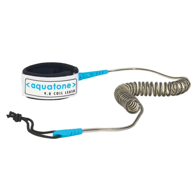 Paddleboard biztonsági póráz Aquatone 9.0 SUP Coil Leash