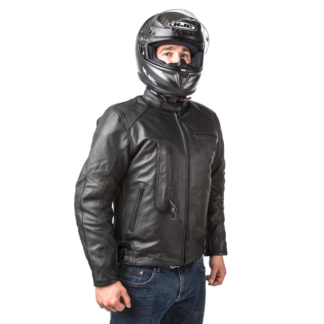 Airbag-Jacke Helite Racing aus Leder