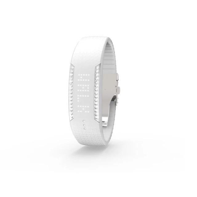Dámský fitness náramek POLAR LOOP Crystal - 2.jakost - bílá - bílá