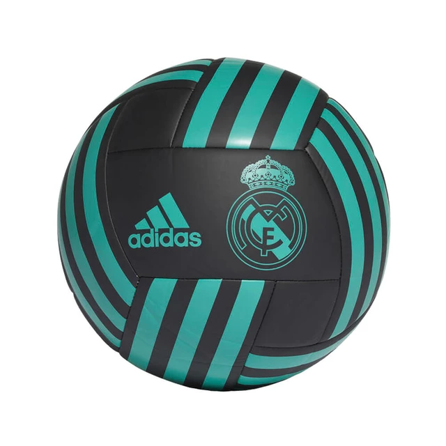 Fotbalový míč Adidas Real Madrid BS0384 černo-modro-zelený
