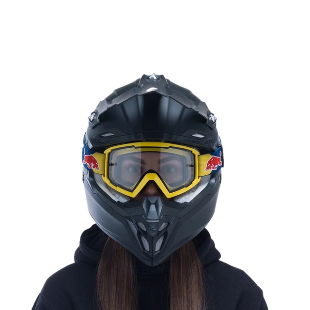 Motokrosové brýle RedBull Spect Whip, žluté, plexi čiré