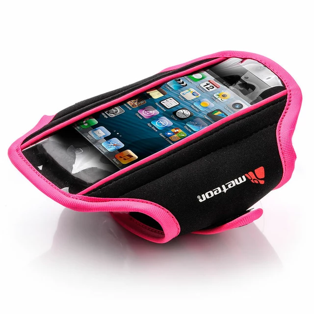 Running Phone Case Meteor - Black-Pink