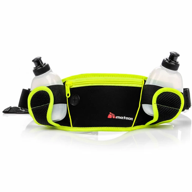 Běžecký opasek s dvěma lahvemi Meteor 2x170 ml