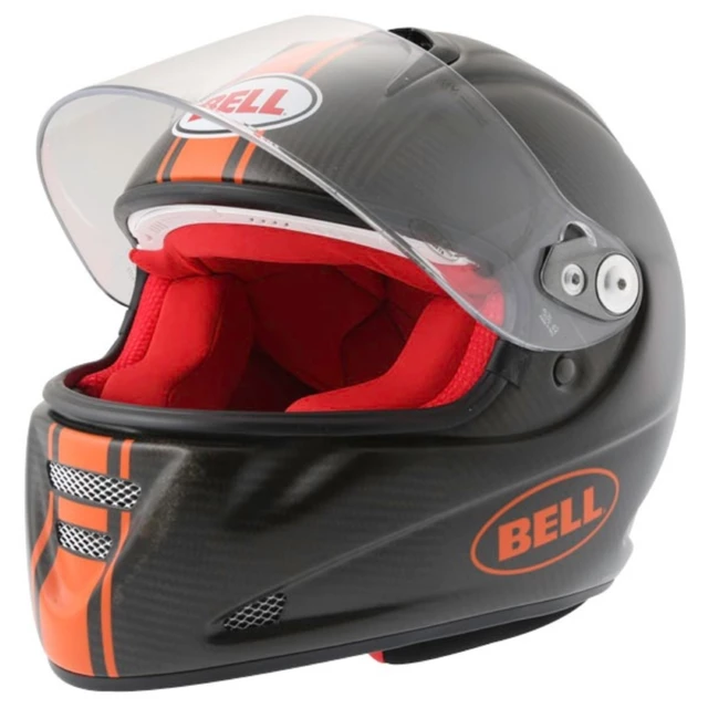 Motoros sisak BELL M5X Daytona Carbon Matt Orange