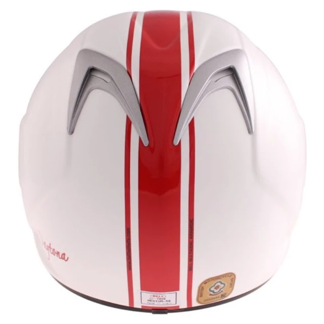 Moto přilba BELL M5X Daytona White Red - XL (61-62)