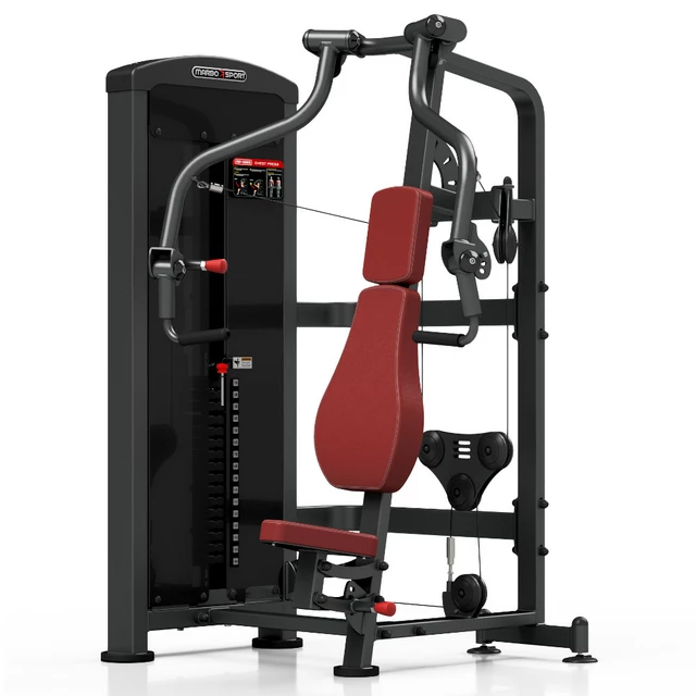 Chest Press Machine Marbo Sport MP-U225 - Black - Red