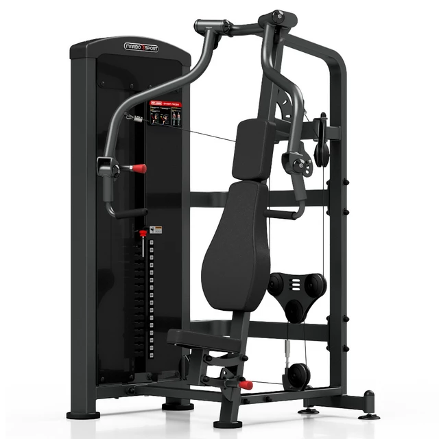 Chest Press Machine Marbo Sport MP-U225 - Red - Black