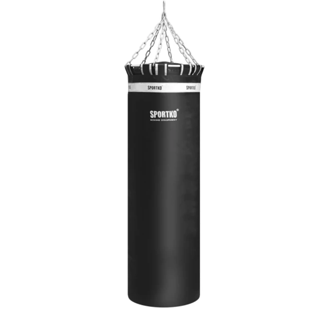 SportKO MP02 45x150 cm Boxsack - schwarz - schwarz