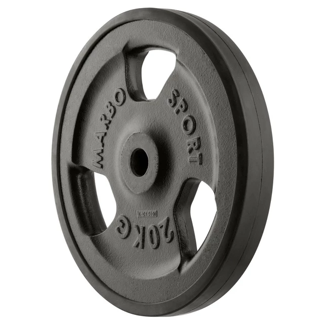 Gumírozott súlytárcsa Marbo Sport MW-O20G 20 kg 30 mm