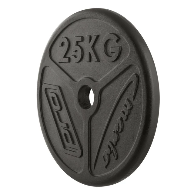 Olympijský litinový kotouč Marbo Sport MW-O25 OLI 25 kg 50 mm