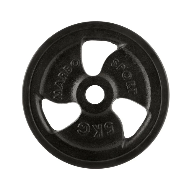 Rubber Coated Weight Plate Marbo Sport MW-O5G 5 kg