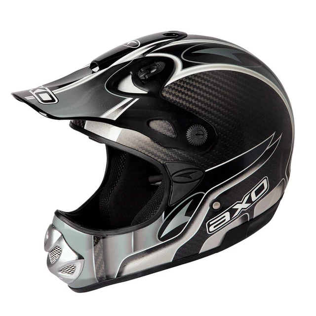 AXO MM Carbon Evo Motocross Helm - schwarz