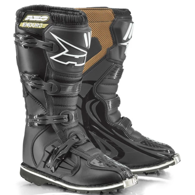 Motocross Boots AXO Drone Enduro - Black - Black