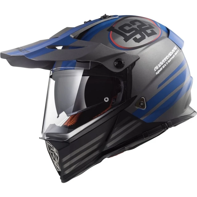 Moto prilba LS2 MX436 Pioneer Grafika - 3XL (65-66)