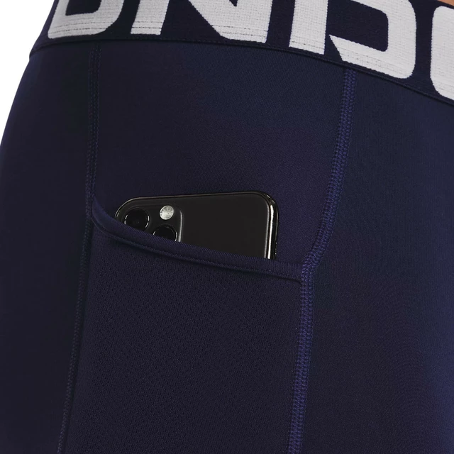 Pánske kompresné legíny Under Armour CG Armour Leggings - White