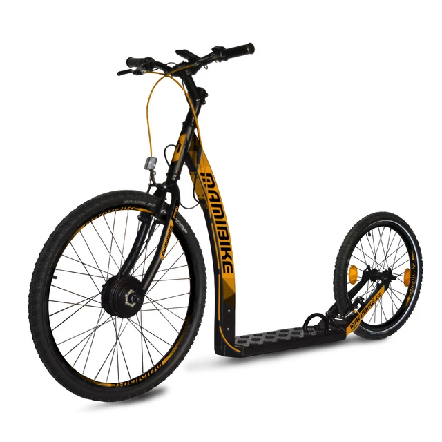 E-Scooter Mamibike EASY w/ Quick Charger - Black-Turqouise - Black-Gold