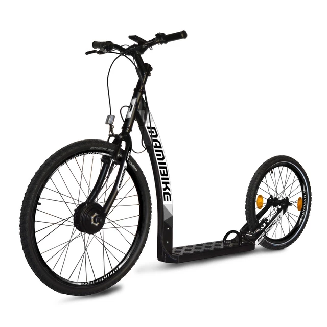 Mamibike EASY Elektroroller mit Schnellladegerät 2020 - Schwarz - Gold - schwarz-weiß