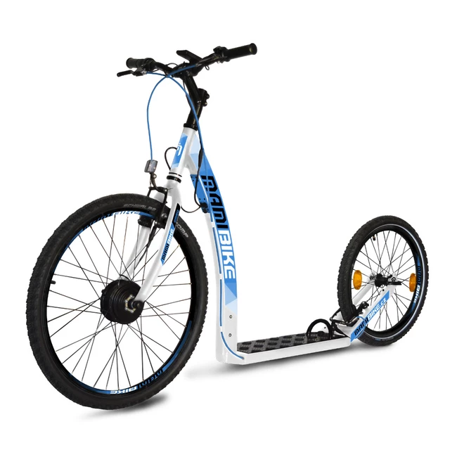 E-Scooter Mamibike EASY w/ Quick Charger - White-Turquoise - White-Blue