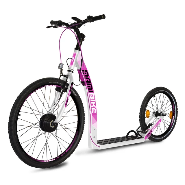 E-Scooter Mamibike EASY w/ Quick Charger - White-Pink - White-Pink