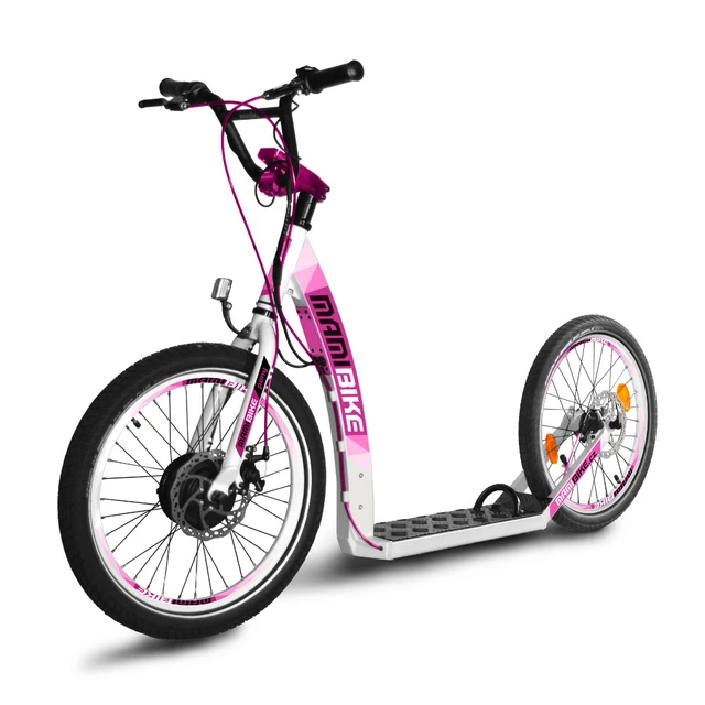 E-Scooter Mamibike PONY w/ Quick Charger - White-Pink - White-Pink