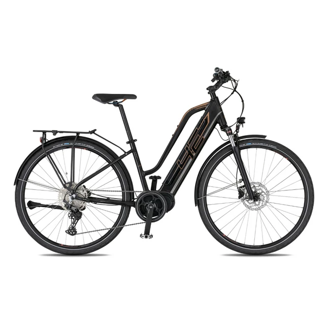 Dámsky trekingový elektrobicykel 4EVER Marianne Elite Trek - model 2021 - čierna/bronz