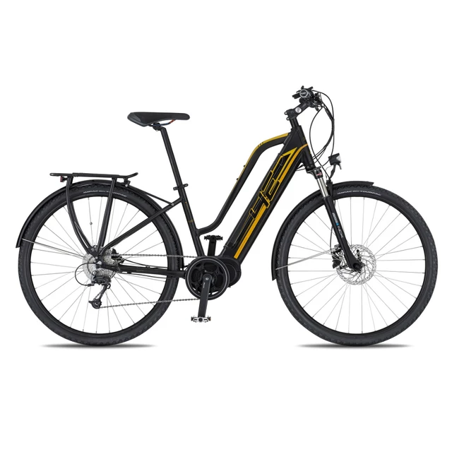 Dámsky trekingový elektrobicykel 4EVER Marianne AL-Trek - model 2020 - čierna/zlatá