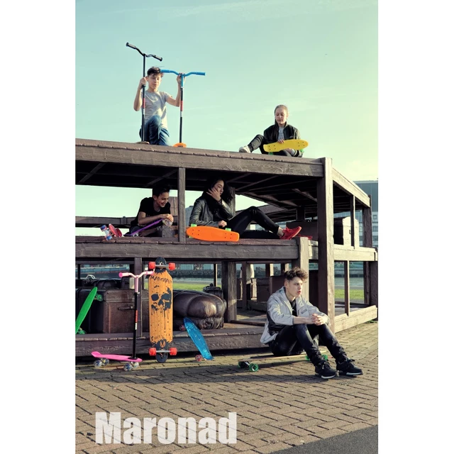 Кормило за скейтборд Maronad Stick - черно