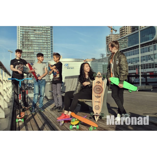 Кормило за скейтборд Maronad Stick - черно