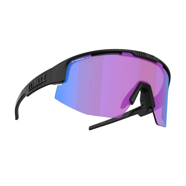 Sports Sunglasses Bliz Matrix Nordic Light 2021 - Black Begonia - Black Begonia